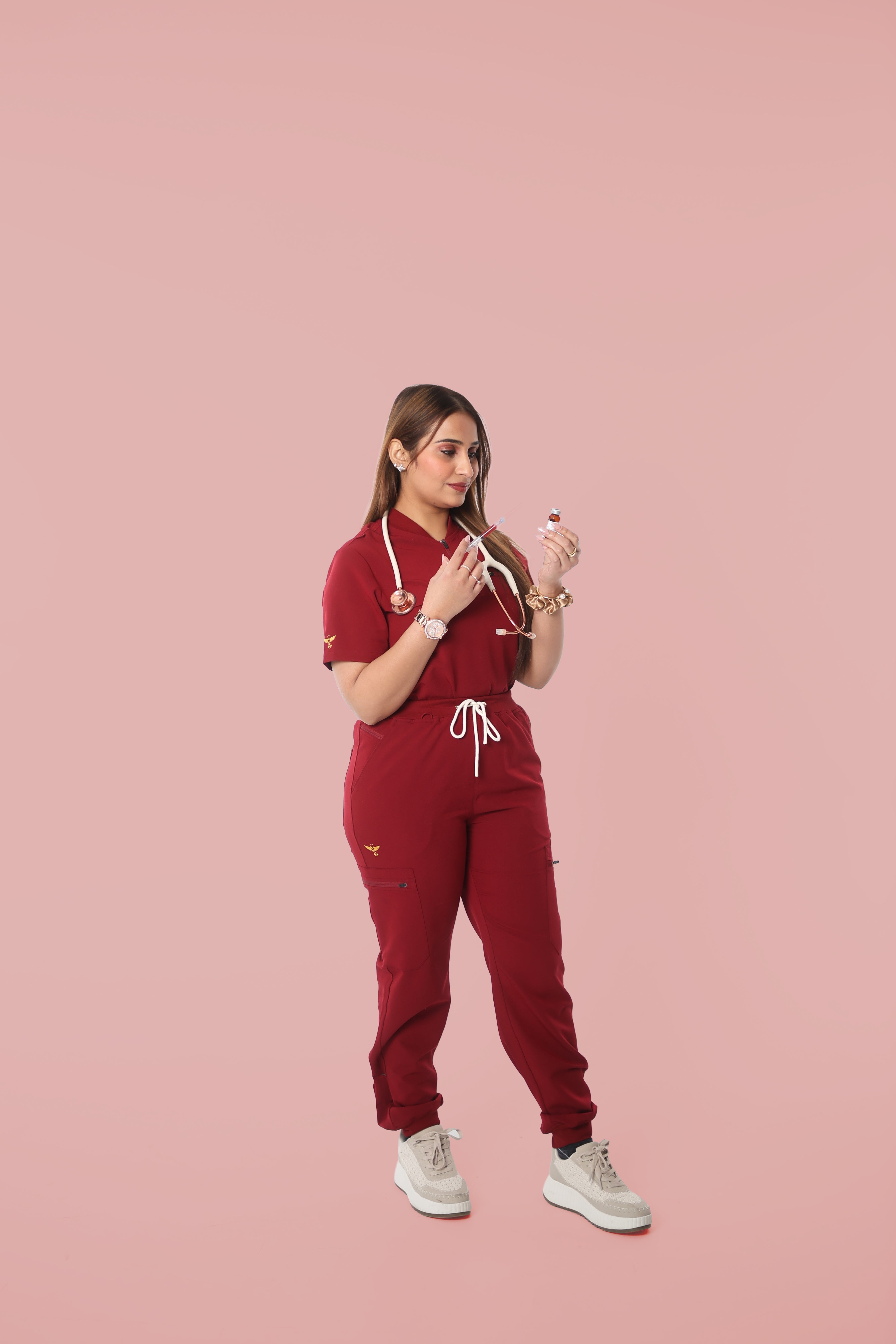 Luxa Zip Scrub Top™