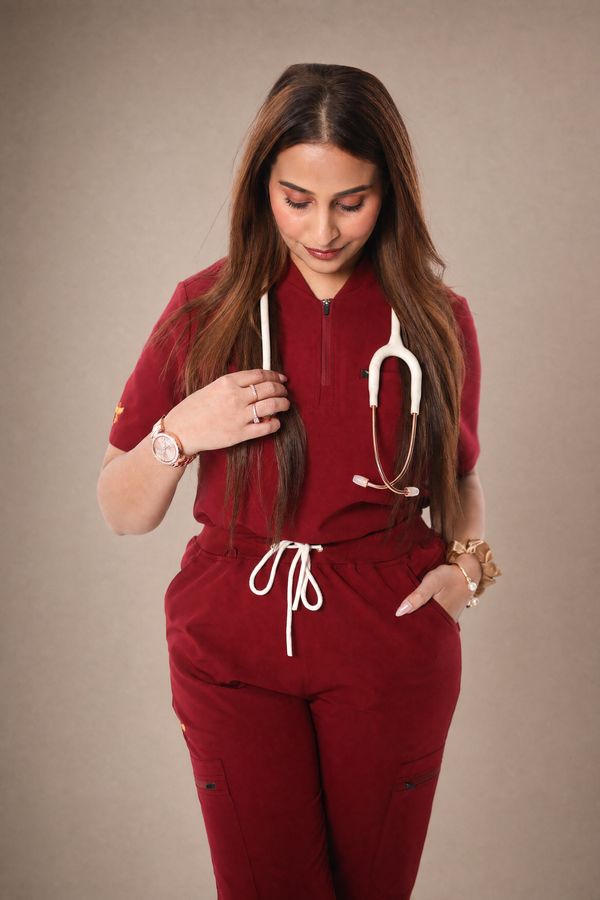 Luxa Zip Scrub Top™