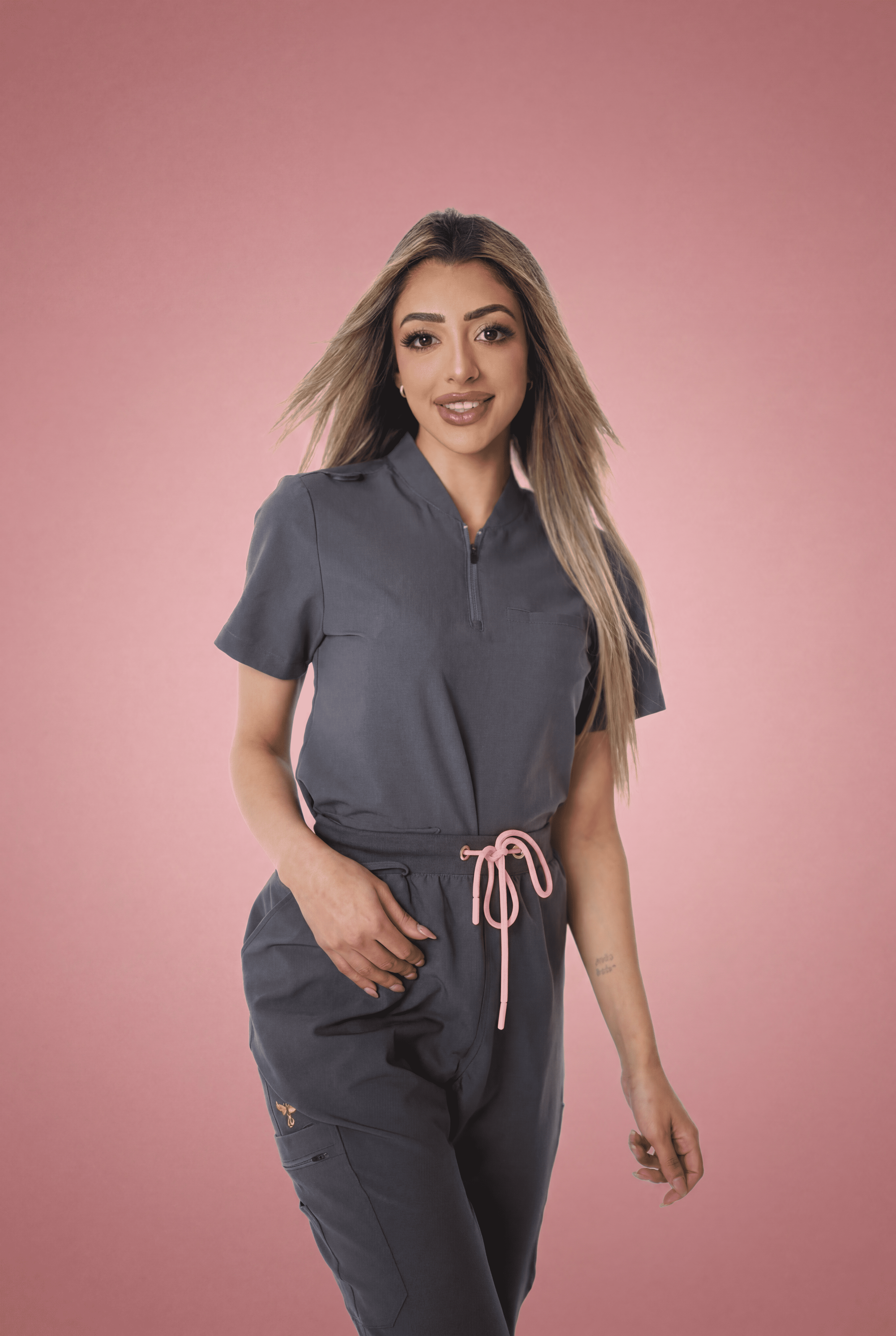 Luxa Zip Scrub Top™