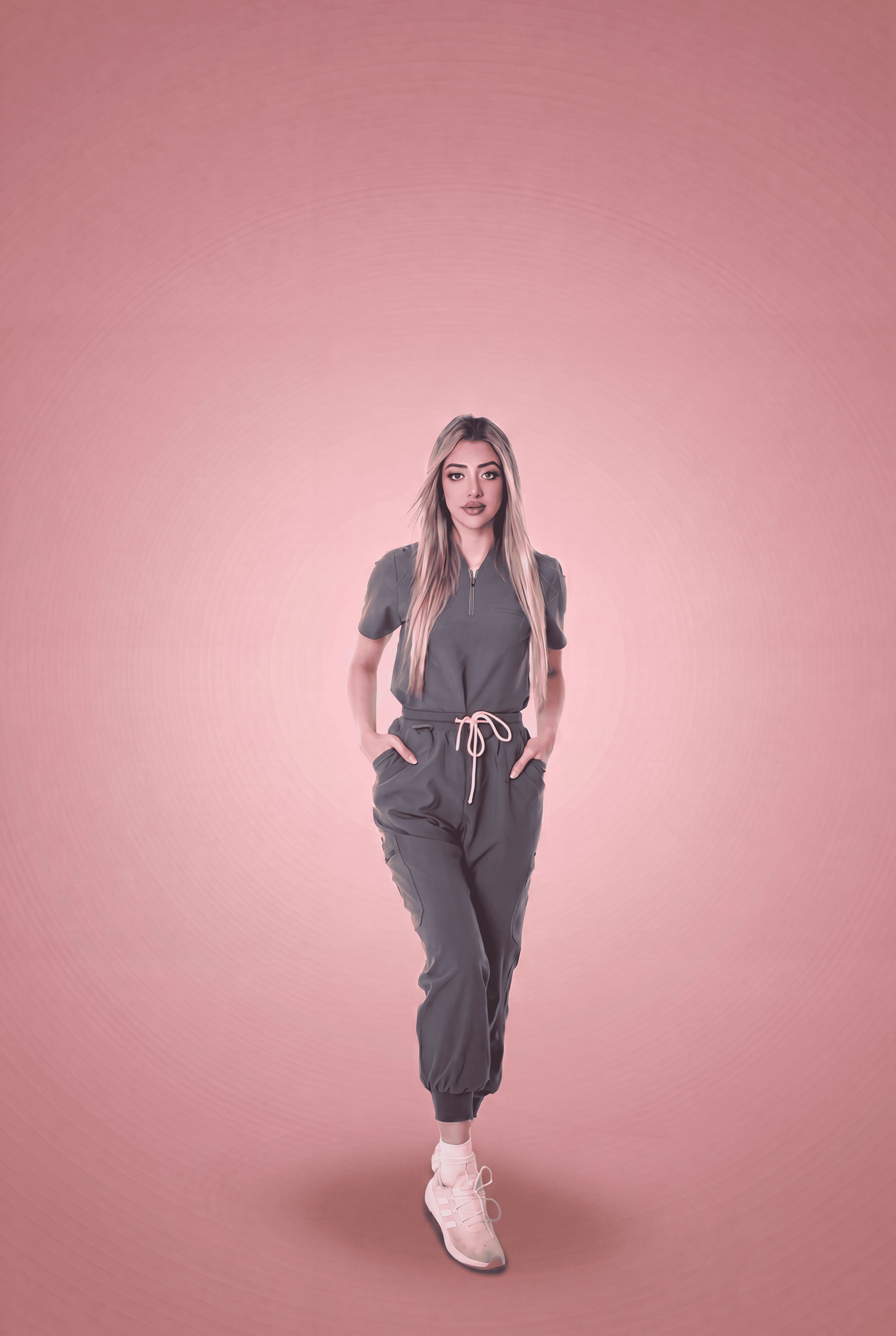 Luxa Zip Scrub Top™